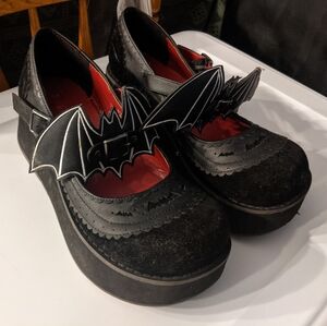 Demonia Bat Mary Janes size 9